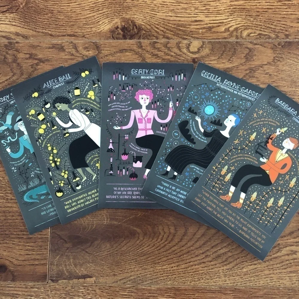 Women in Science by: Rachel Ignotofsky postcard set #15